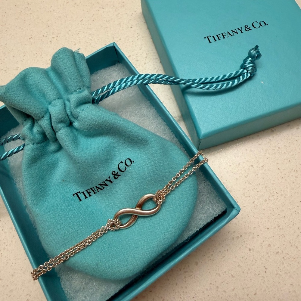 Tiffany & Co. Silver Infinity Chain Bracelet